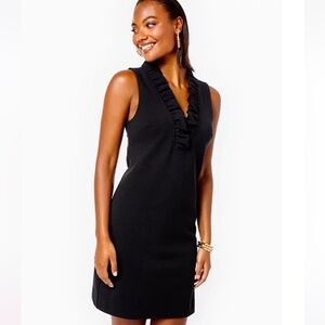NWT Lilly Pulitzer Tisbury sleeveless shift Dress in onyx size medium.